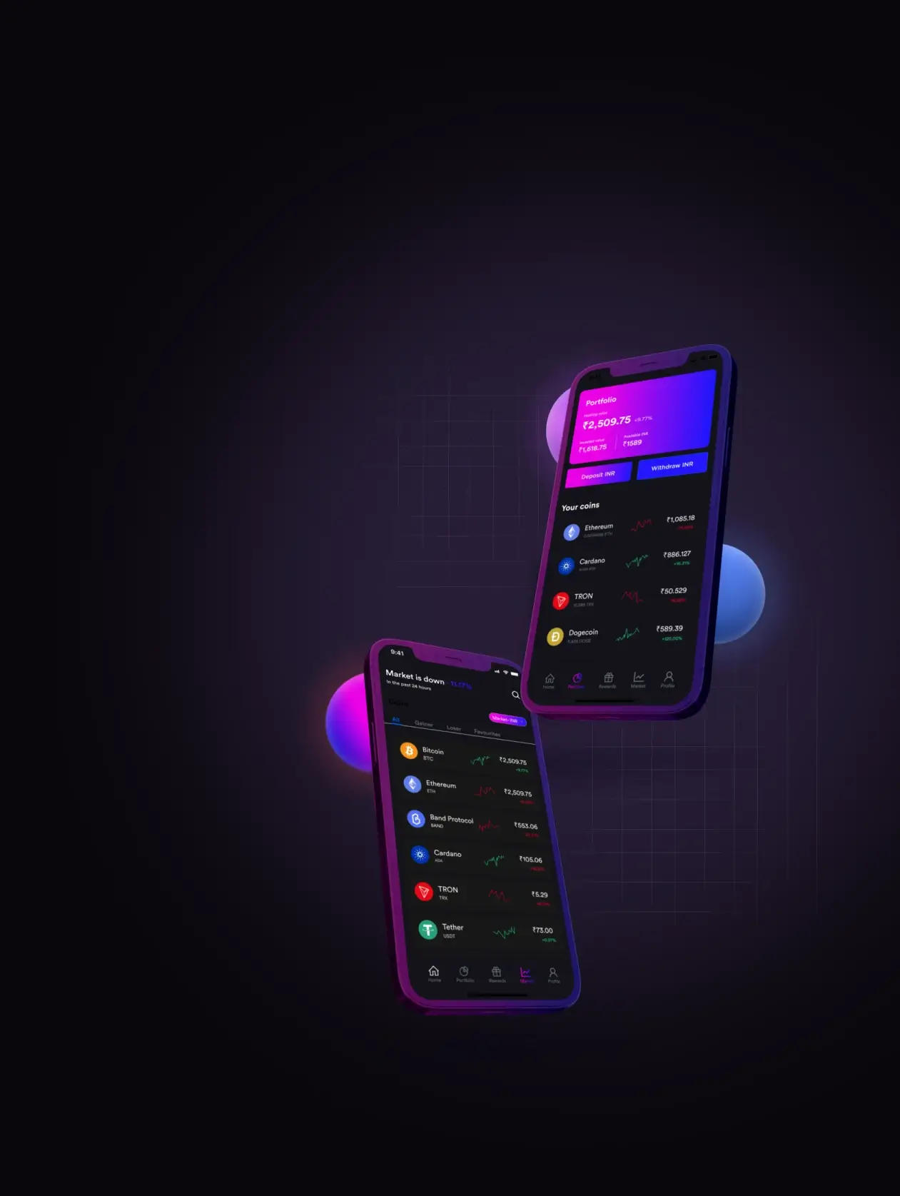 Immediate Prism - Select either "Register" or "Sign up" to Begin